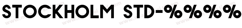 Stockholm Std字体转换